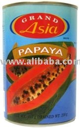canned red papaya from Thailand