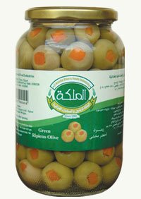 Green Pitted Olives
