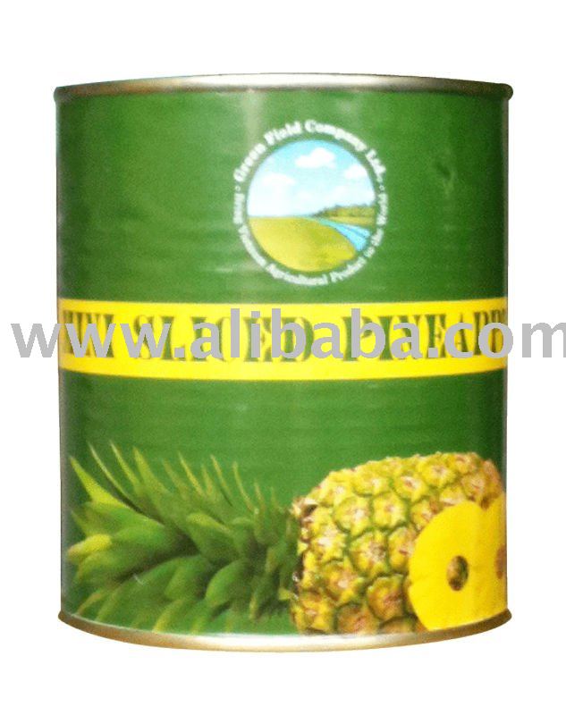 Sliced pineapple