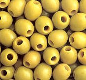 Manzanillas green pitted olives