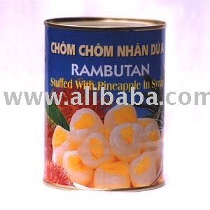 Rambutan Stuffed With Pineapple