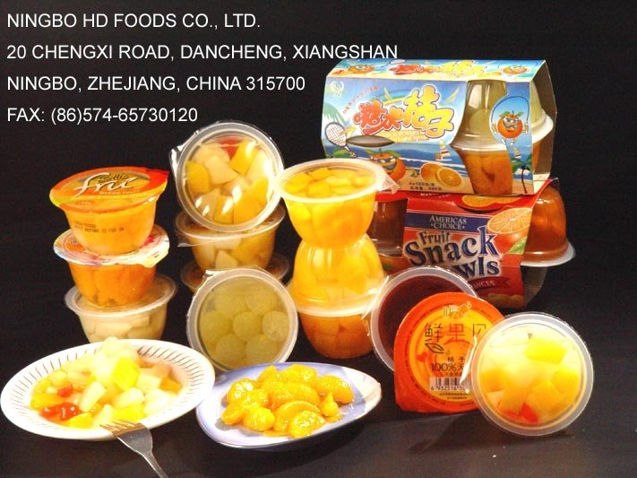Fruit Cups, Canned Fruit