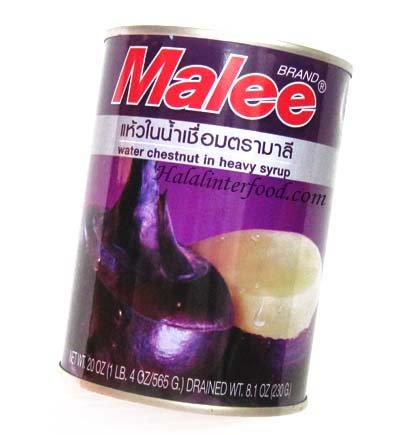 Halal Products Fruit Water Chestnut In Heavy Syrup, Thai Thailand Canned Hala