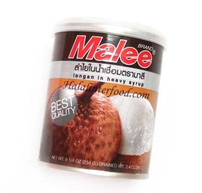 Halal Products  Fruit   Longan  In Heavy Syrup 234g/8.35oz, Thai Thailand Canned Hala