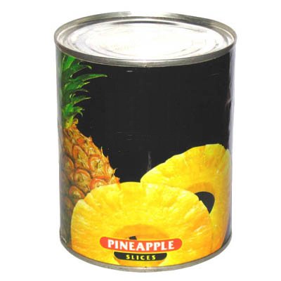 canned pineapple slice in light syrup