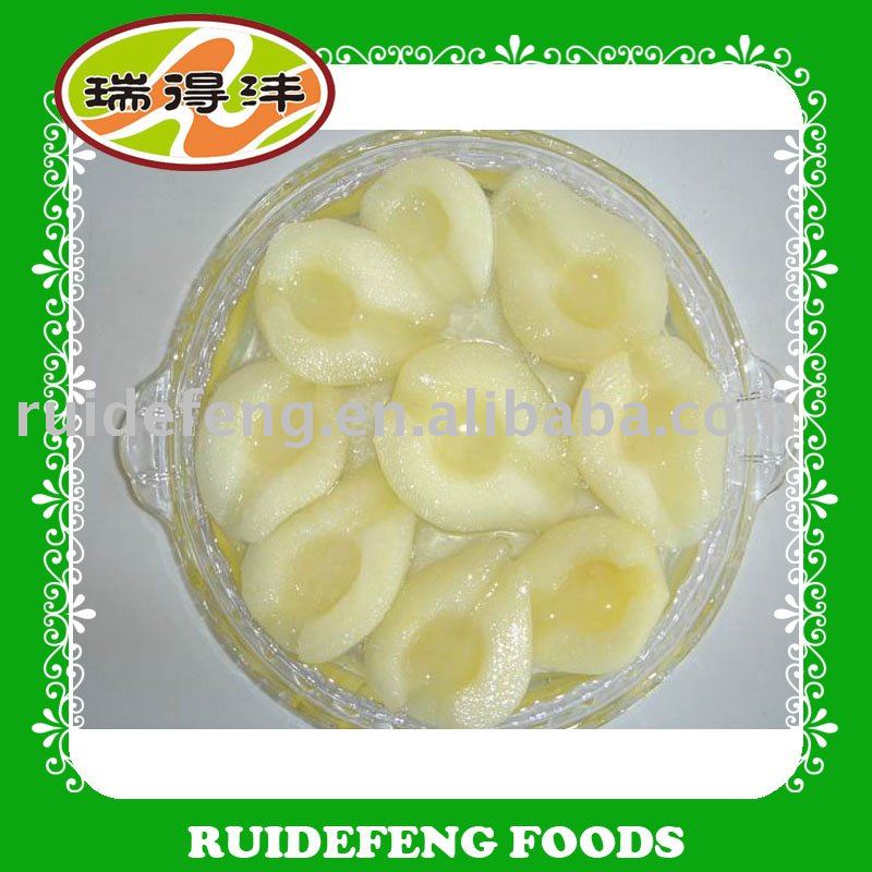 canned China pears halves and slices