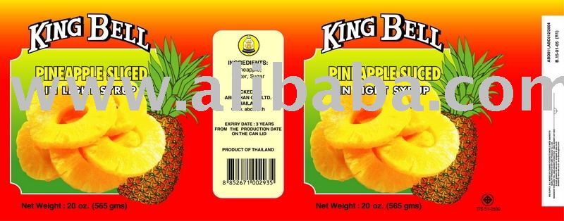 Pineapples Economy slices in light syrup (10 to 14 slices) -20 oz (565/340 gms) x 24