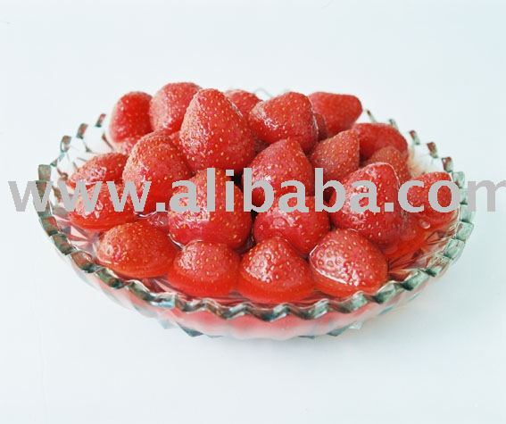 Canned Strawberries in Syrup