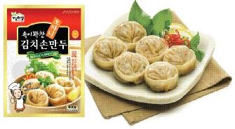 Hand- made  kimchi dumpling
