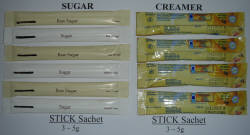  Creamer   Sugar  Mini-stick Sachet 3g 5g 10g 15g