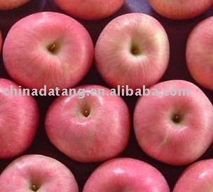 fresh RED fuji apples