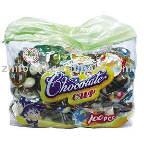 popping chocolate cup in bag