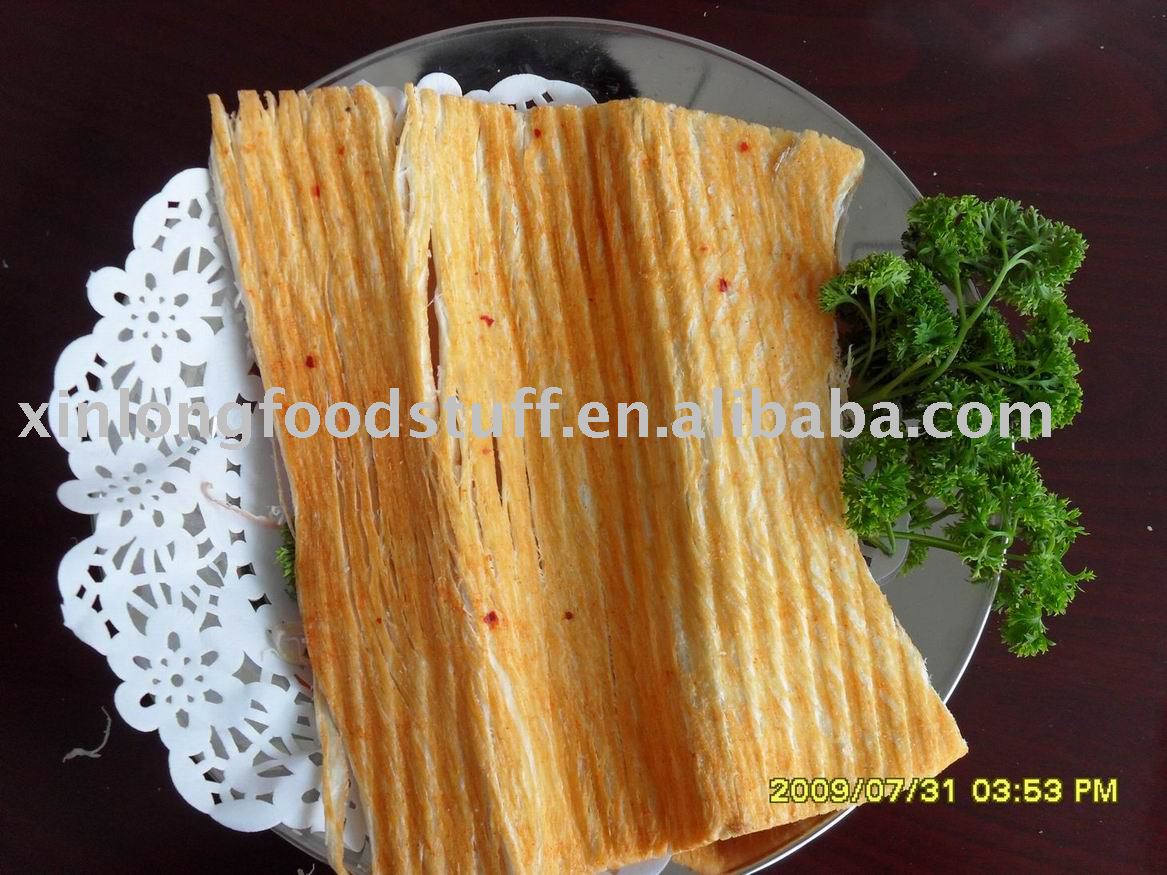Dried squid fillet with chili