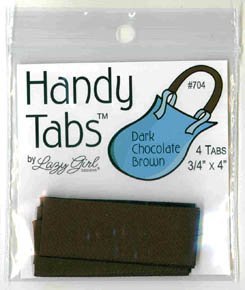 Dark Chocolate Brown Handy tabs