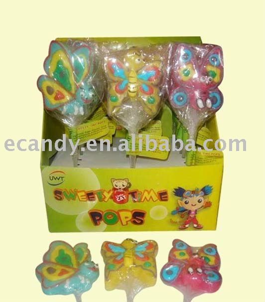 butterfly lollipop,pop candy