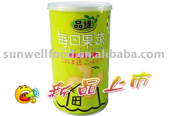 Low temperature VF Apple chips--Low fat