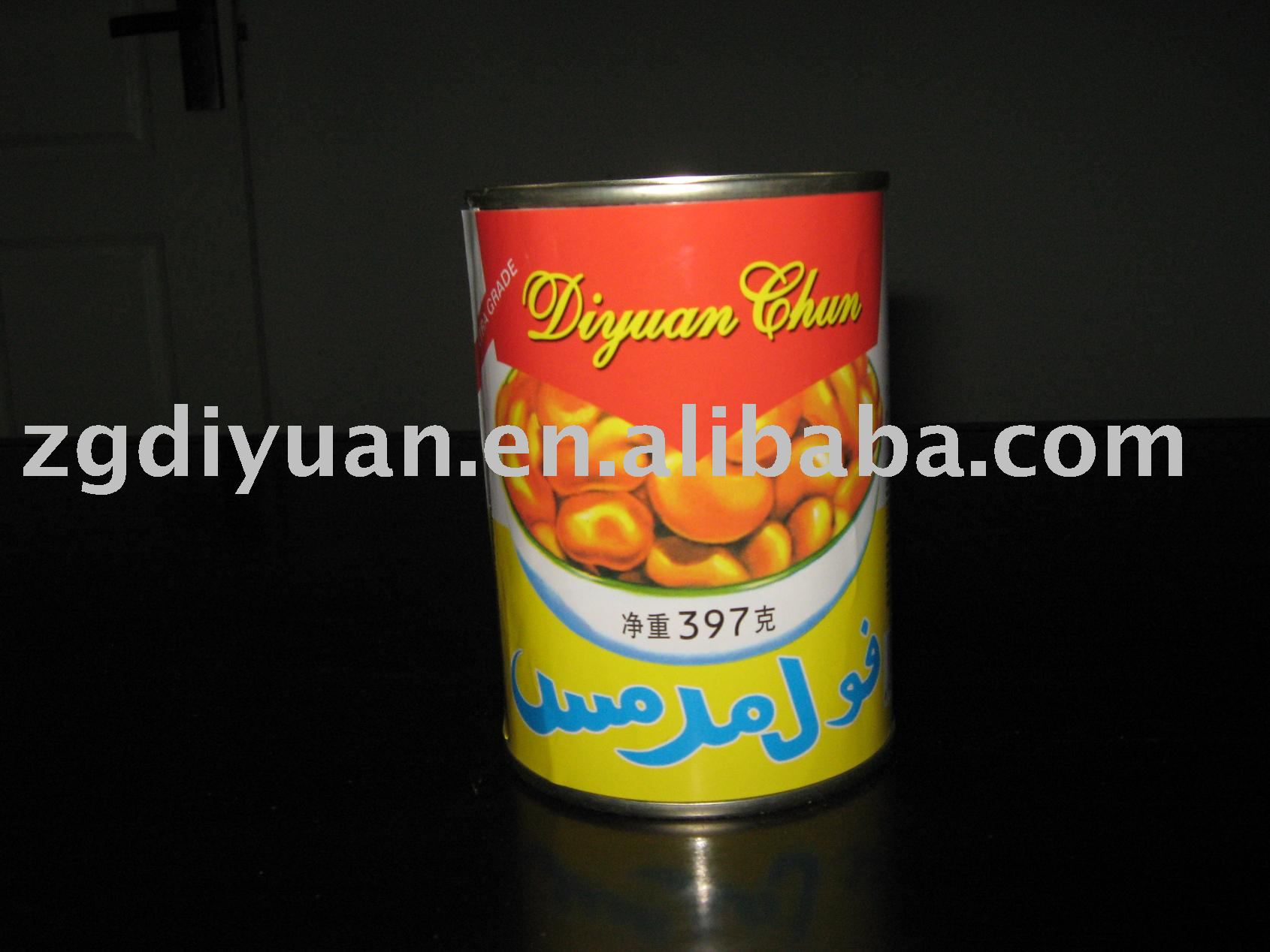 canned broad bean