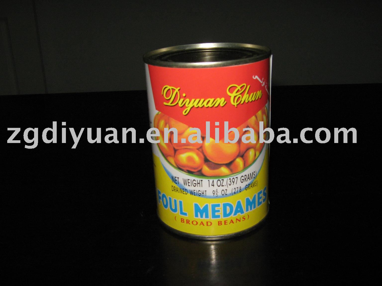 canned broad beans with easy open