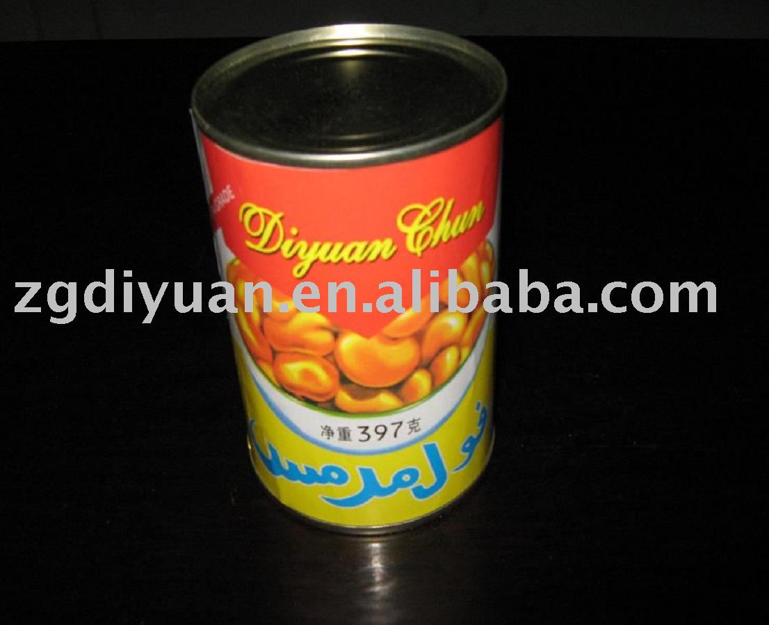 canned broad beans chinese orgin(foul medames)