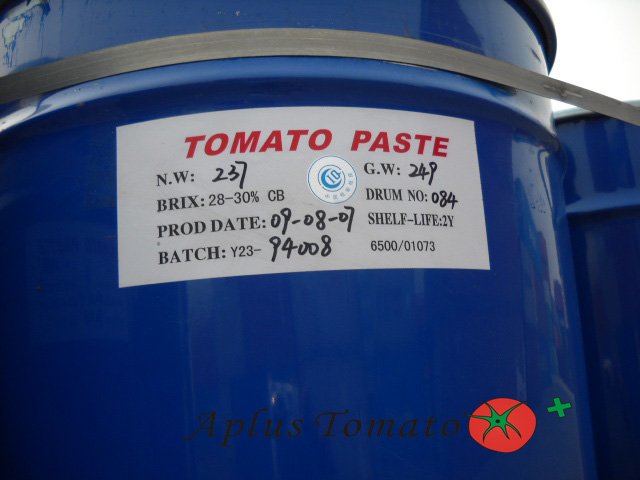 Bulk packing, drum tomato paste, using for ketchup, tomato sauce, tomato juice industry