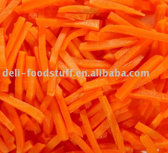 IQF carrot stripes
