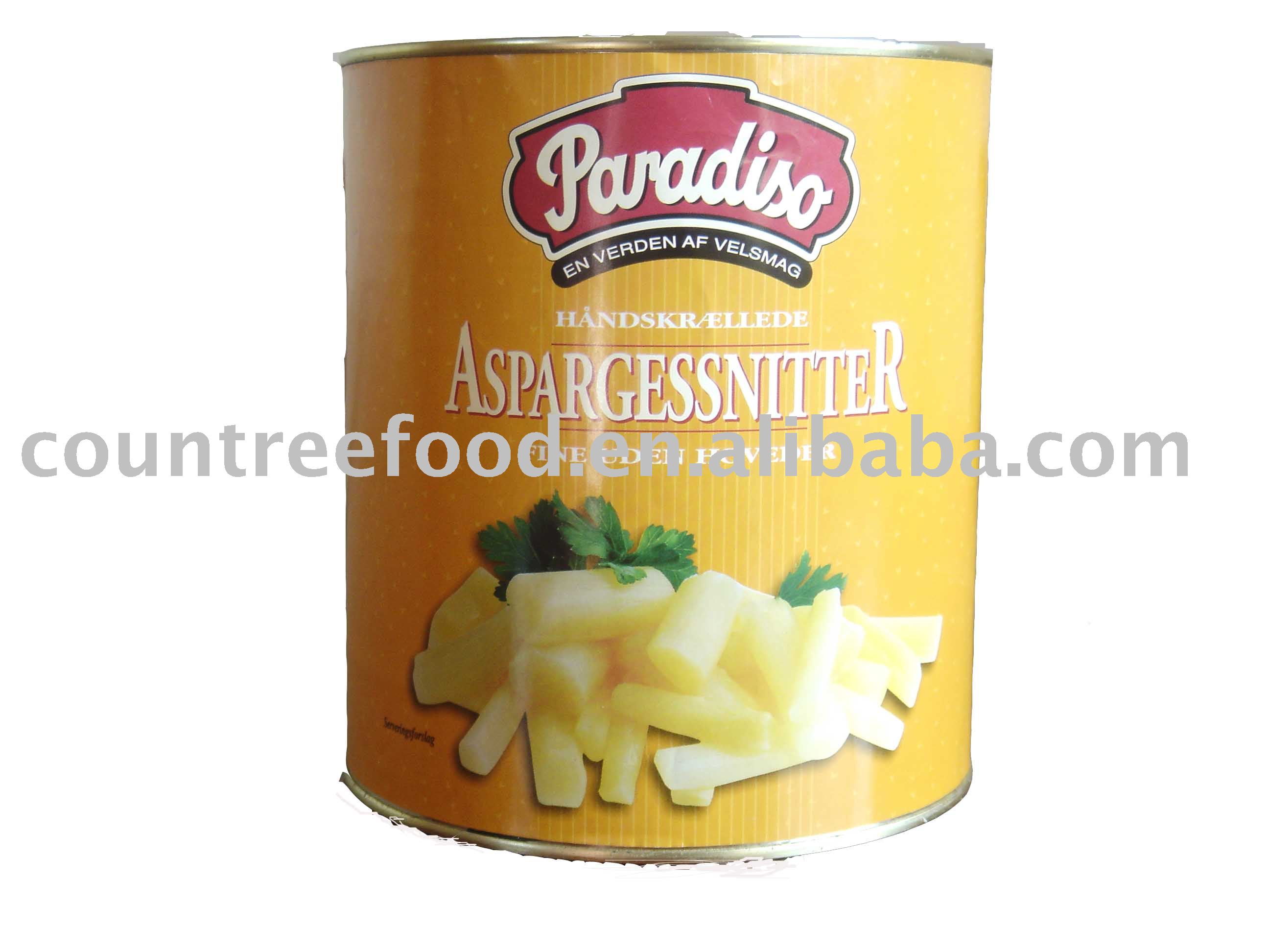 canned white asparagus cuts