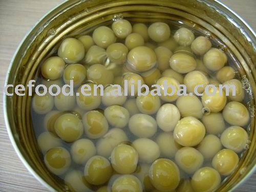 Canned  processed   peas 