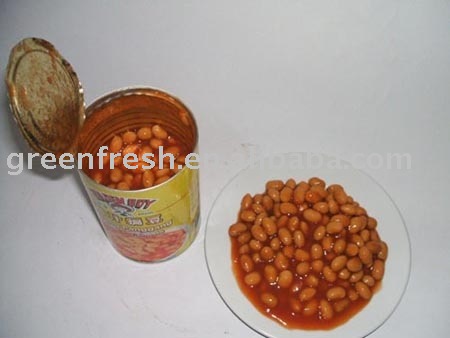 Canned White Kidney Beans in tomato Sauce 400g/24, dw240g