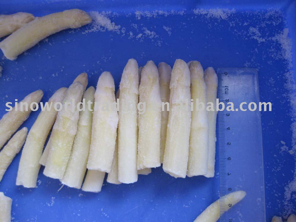 IQF white asparagus tips and cuts