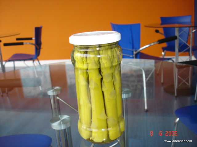  Canned   Asparagus ( canned   food ,  asparagus  in glass jar)