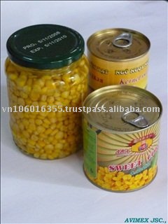 Canned sweet corn