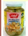 Canned pickled garlic