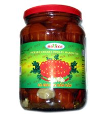  Pickled   cherry  tomato in  jar 
