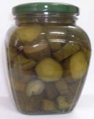 Pickled cucumber 6-9  canned vegetable