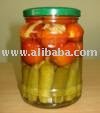 canned Assorty gherkin (5-7 cm) and Cherry tomatos 720 ml