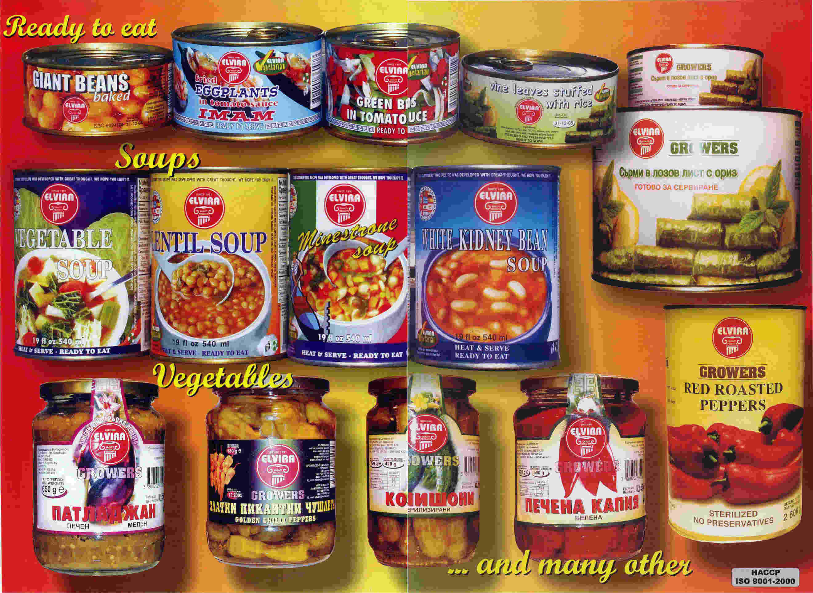  CANNED   SOUP S FROM FRESH VEGETABLES
