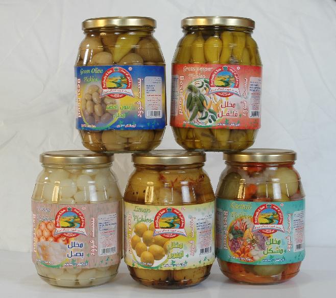 Pickles and pickled  olives 