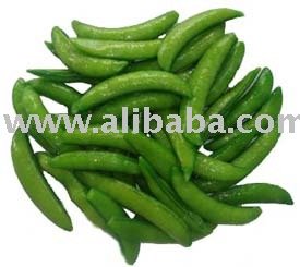 IQF organic sweet pea pods