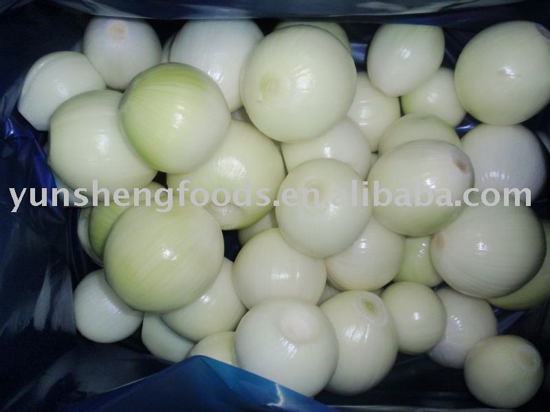 fresh peeled onion