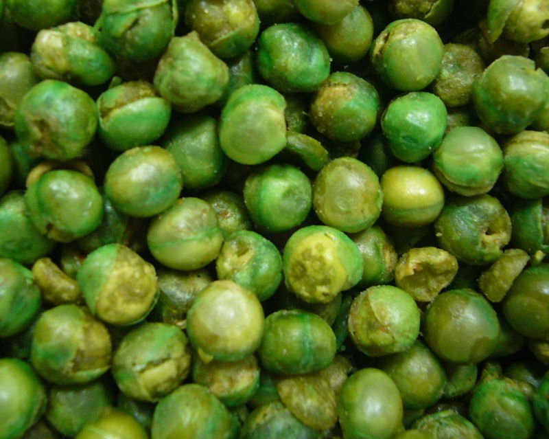 Spicy green peas