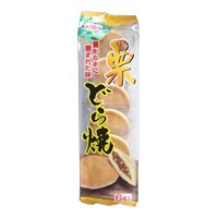 Kuri Dorayaki (  japanese  sweat  bean  paste in brownd sponge cake )