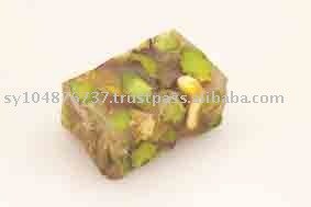 Rectangle turkish Delight With Pistachio Nougat