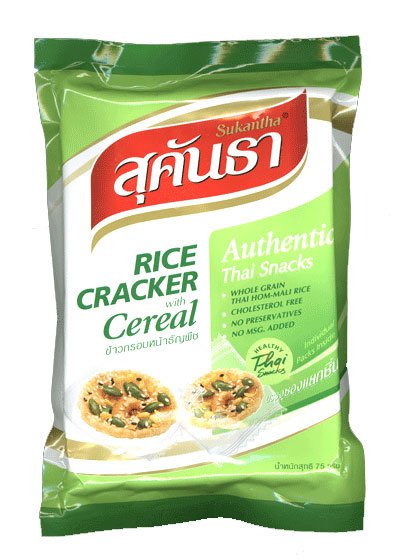 New Sukantha- Rice  Cracker with  Cereal  Snack  Crispy 