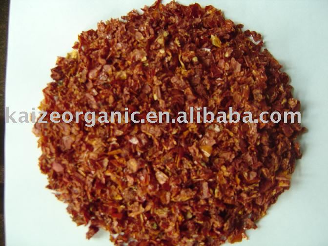 Dried vegetable, tomato flakes