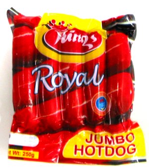 SAUSAGES--Royal Jumbo Hotdog