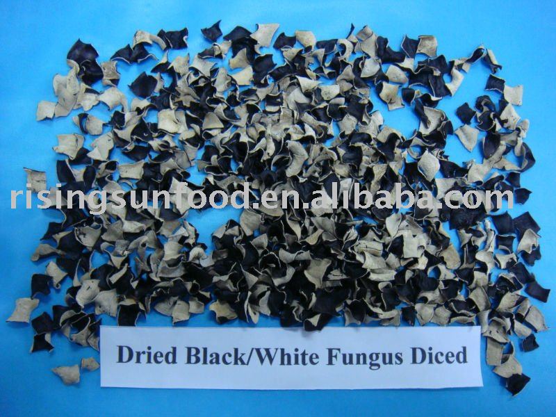  Dried   white / black   fungus  dices