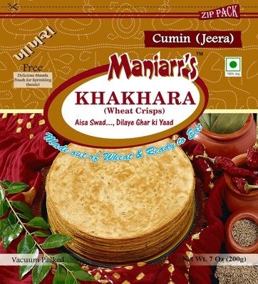 Snacks -  Khakhras Jeera (Cumin)
