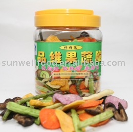 Low Temperature Vacuum Fried Vegetable and Fruits