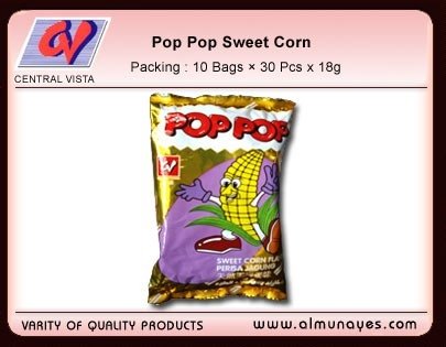 POP POP SWEET CORN snack