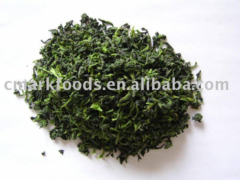 dehydrated green spinach flake